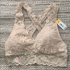 Lace Cross Back Bralette